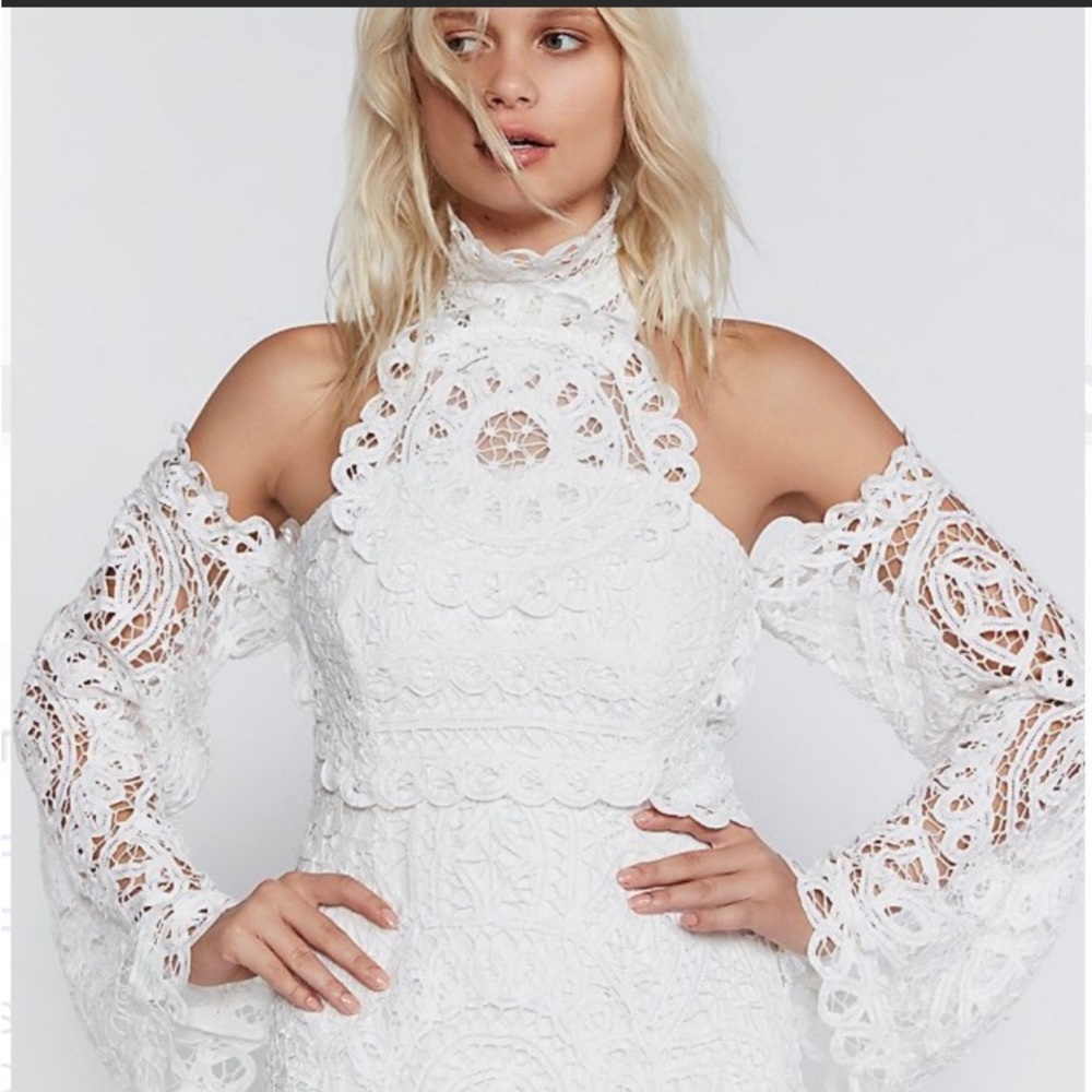 Free people croché dress